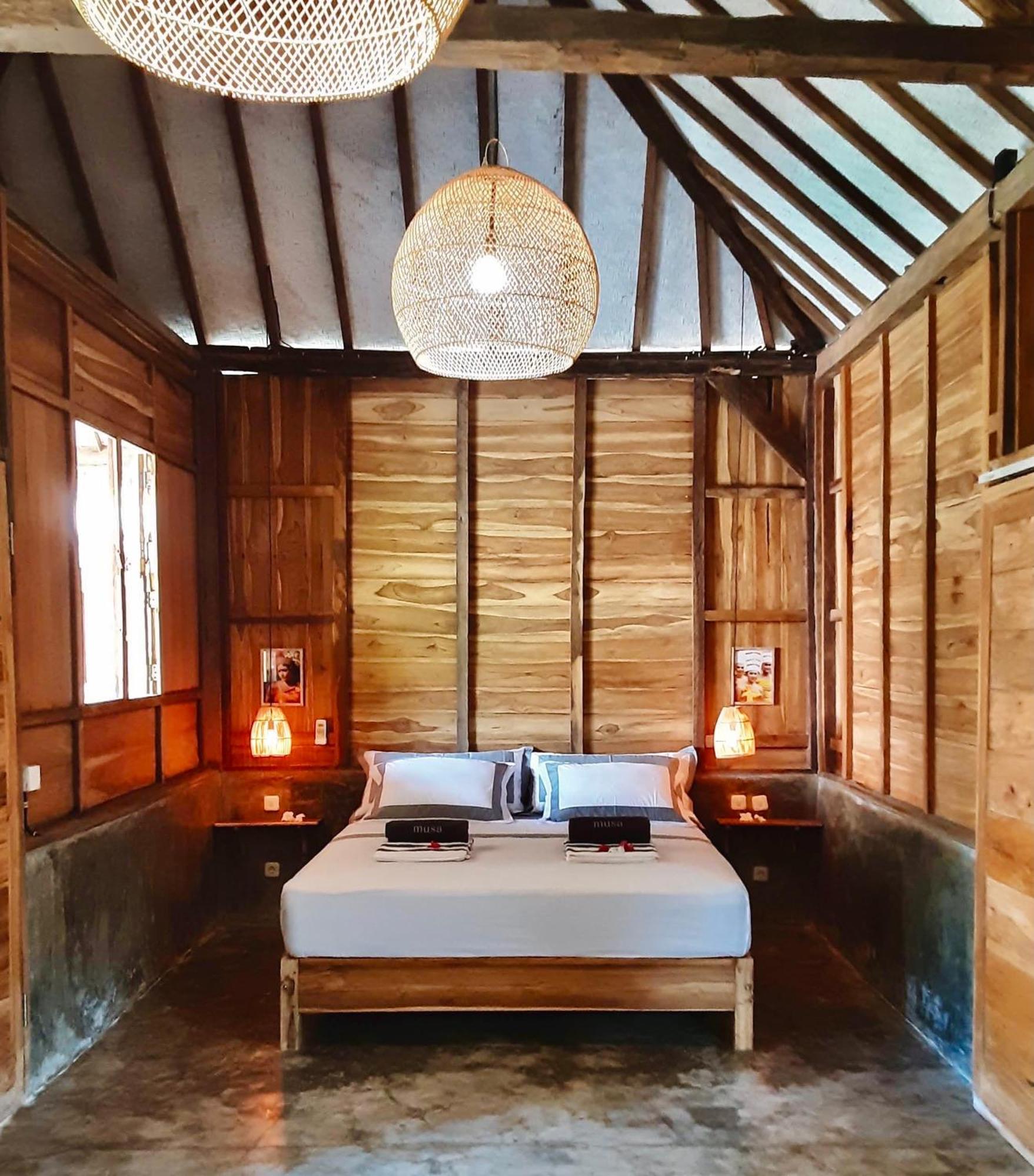 Musa Bintang Villas And Bungalows Gili Air Esterno foto