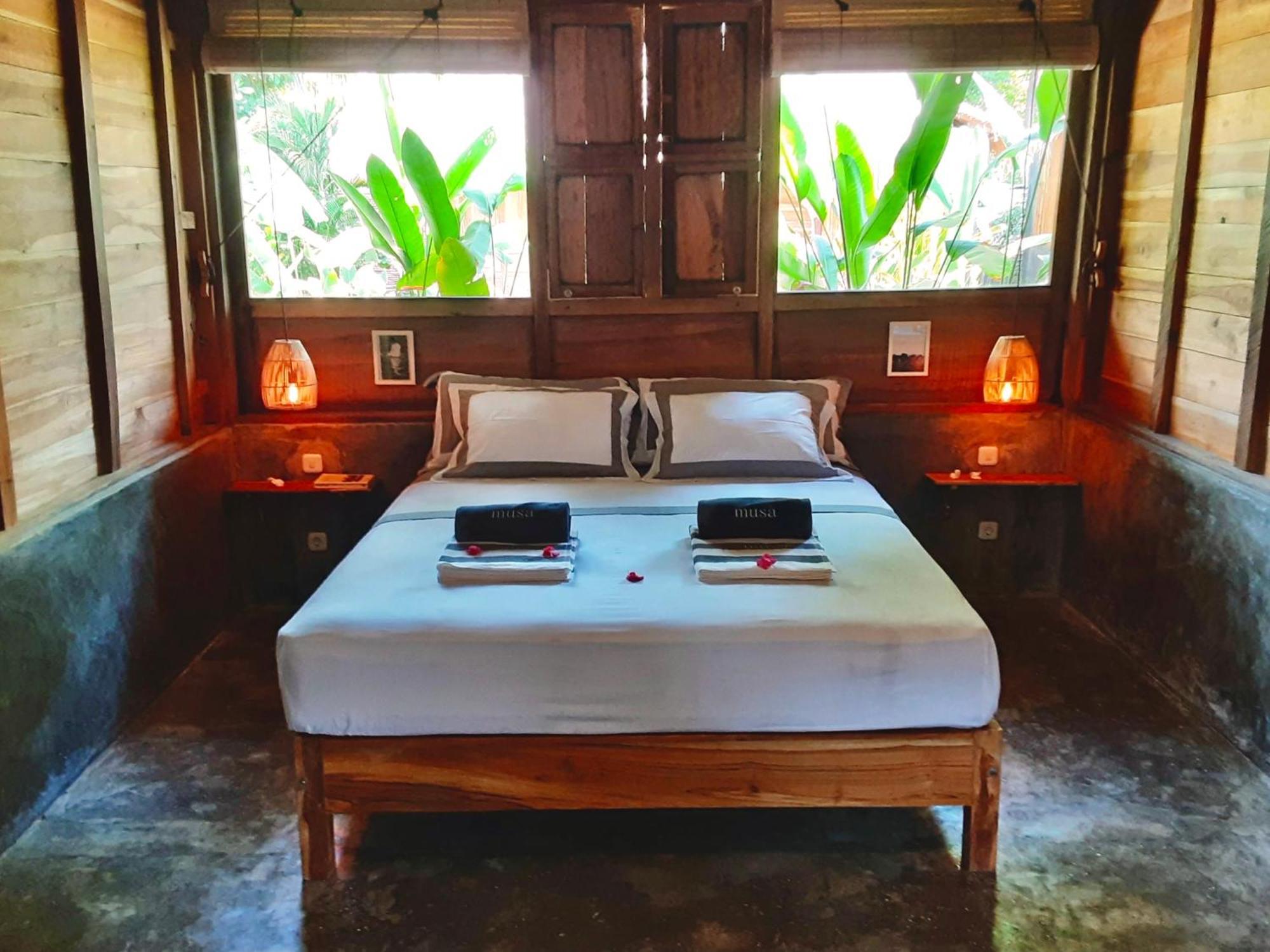 Musa Bintang Villas And Bungalows Gili Air Esterno foto